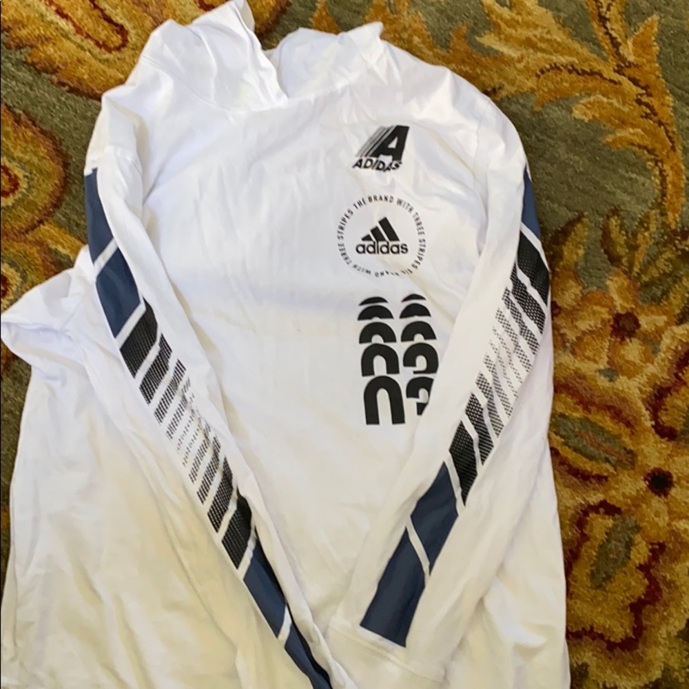 Adidas youth l/s hoodie shirt